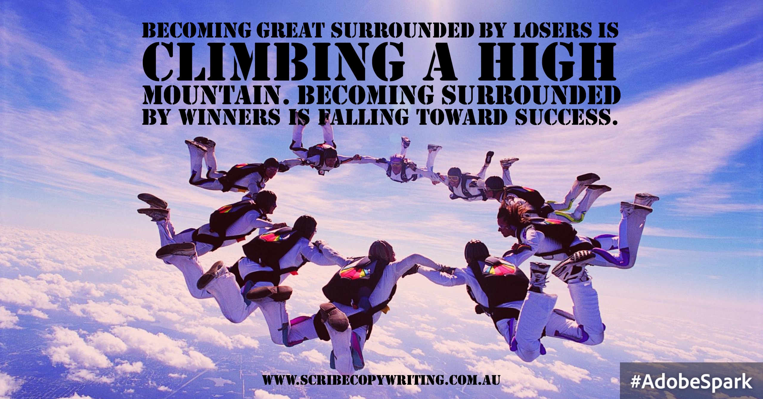 Skydiving quote